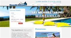 Desktop Screenshot of manzanilloreservationcenter.com